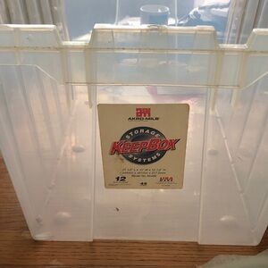 KeepBox Clear Plastic Storage Bin - Clear